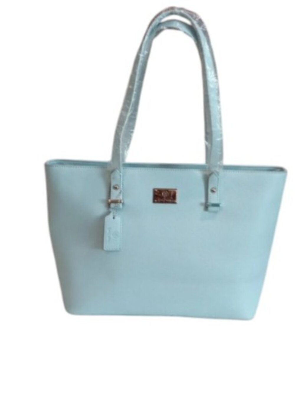 Yani J'Adore Light Blue Tote Bag